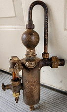 Vintage Powell Crescent 1/2 Pint Brass Oiler Steam Engine - Old Hit Miss