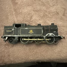 VINTAGE HORNBY OO GUAGE 69567 BRITISH RAILWAY BLACK TRAIN Okay Condition Ref D24