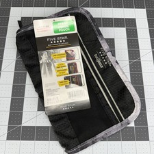 Five Star - Pencil Pouch 2 Zipper Compartment Pockets for 3 Ring Binder NEW