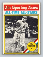 1976 Topps #343 Pie Traynor Pittsburgh Pirates