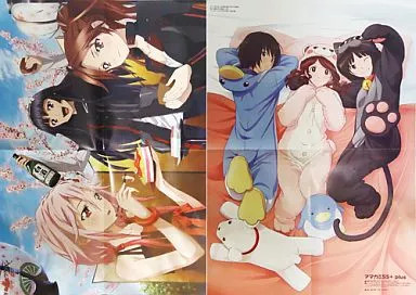 Gakken Amagami SS Plus Guilty Crown Anime Double Sided Poster B3