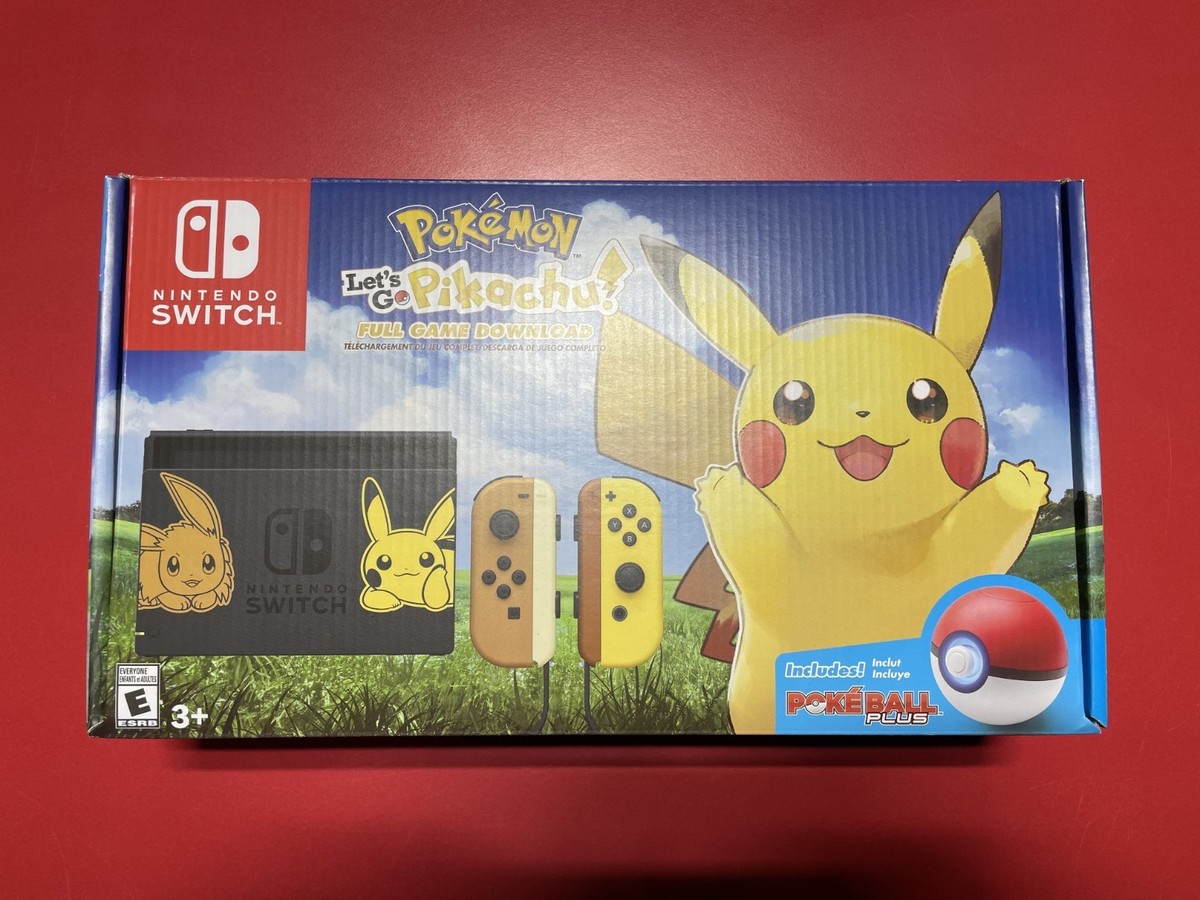 Nintendo Switch Console Let's Go Pikachu! + Poke Ball Plus Edition