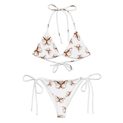 Abstract Pattern String Bikini
