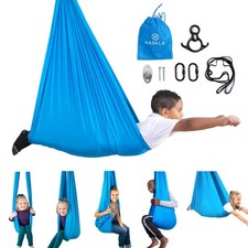 Sensory Swing for Kids  Adults Holds 300lbs, Indoor Outdoor Sensory Swing f...
