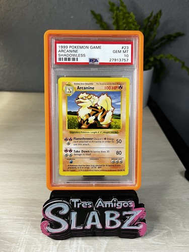 Arcanine (Shadowless) graded PSA 10 for sale on eBay