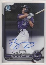 2022 Bowman Chrome Prospect Auto Benny Montgomery #CPA-BMY Auto 0wg4
