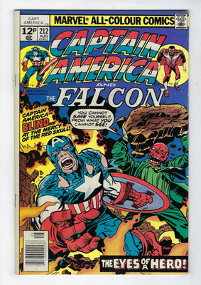 Captain America # 212 Marvel Comics Red Skull & Arnim Zola apps (1977) VF