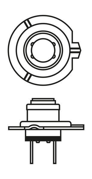 1X Bosch 1 987 301 078 GlüHlampe Fernscheinwerfer FüR Renault Nissan CitroëN VW-image