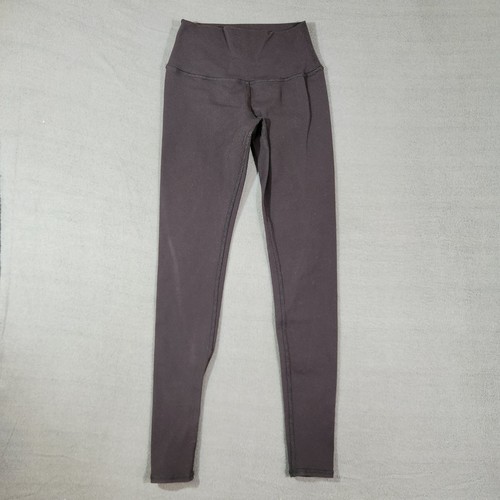 Alo Woman’s Size XS Black Leggings 20” Waist Yoga Athleisure Gym Running