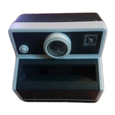 Post It Sticky Note Dispenser Holder Polaroid Camera Vintage Heavy Base