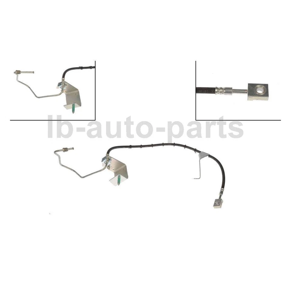 Manguera de freno delantera Dorman 2 piezas para GMC C6500 2003-2009 Topkick 7,2 L Foto 3 de 4