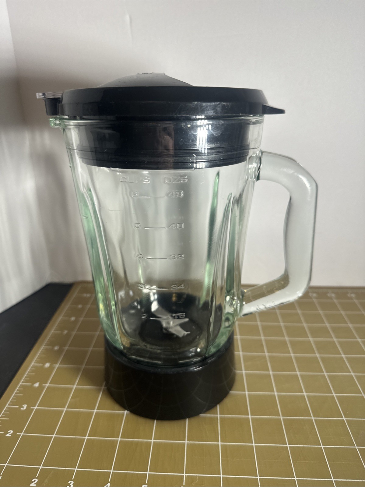 Black & Decker Blender Glass Pitcher Jar 6 cup 48 oz Lid and