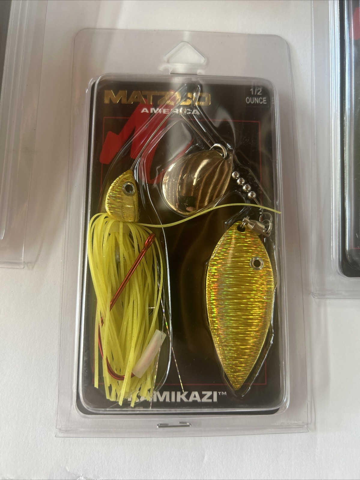 (6) Matzuo Kamikazi Spinnerbait 1/2oz Gold Lot Of 6 - Image 4