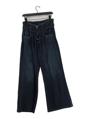 Veronica Beard Damen Jeans W 30 in blau Baumwolle mit anderen weiten Bein