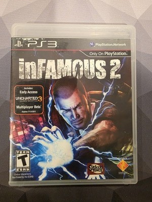  inFAMOUS 2 PlayStation 3 Manual Included NTSC-U/C
