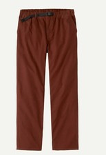 Patagonia Man's Regular-Fit Point Reyes Canvas Gi Pants Black Dried-Vanilla