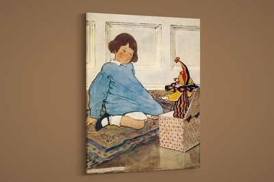 Jessie Willcox Smith - The Everyday Fairy Book - Jack-In-The-Box - Art Print