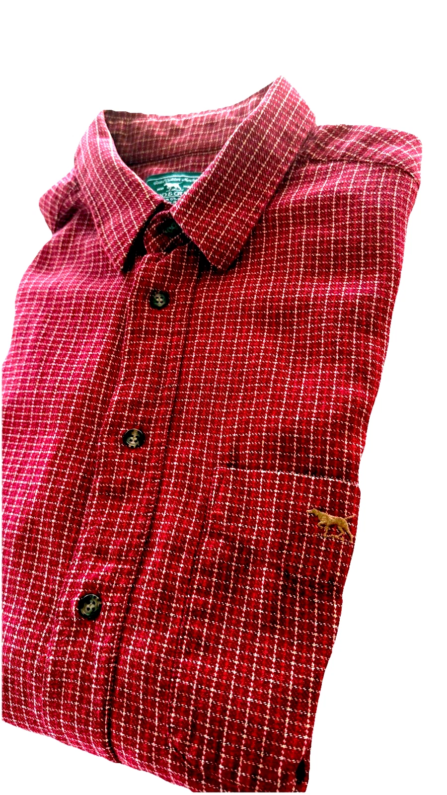 Rodd & Gunn Outdoor Classics Shirt Mens L Flannel Red Plaid LS New Zealand