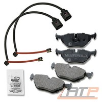 Satz BremsbelÄGe + Warnkontakt Vorne FÜR Audi Q7 4L 3.0 3.6 4.2 6.0