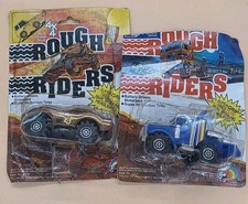 LJN Rough Riders LOT 4x4 Semi Truck Cab Blue Works  Stomper 4x4 Corvette