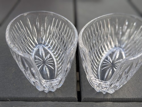 Princess House Lot Of Two Royal Highlights Lead Crystal Spoon Utensil Holders - Picture 6 of 8