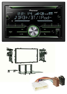 Pioneer Bluetooth MP3 DAB 2DIN USB CD Autoradio für Honda Accord 1988-1998 schwa