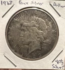 1923 PEACE SILVER DOLLAR - 90% Silver