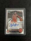 2025-26 Topps Bowman chrome  Basketball Kiyan Anthony #7 1st Blue Auto