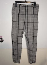 Almost Famous High Rise Plaid Skinny Pants sz Large