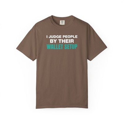Wallet Setup Credit Card Points Miles Travel Teal T-shirt