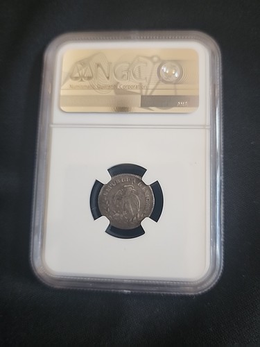 Mexico, Guanajuato 1/2 real 1833 Go MJ NGC XF DETAILS NICE - Picture 2 of 4