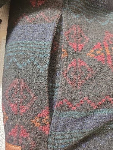 JACHS New York Shirt Jacket Men’s XXL Aztec Wool Blend Fleece Sherpa Lined Shack - Picture 17 of 24
