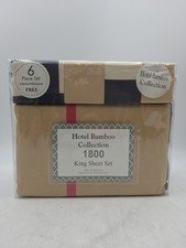 Hotel Bamboo Collection Sheet Set King Size 6pcs Bamboo 1800 Thread Count