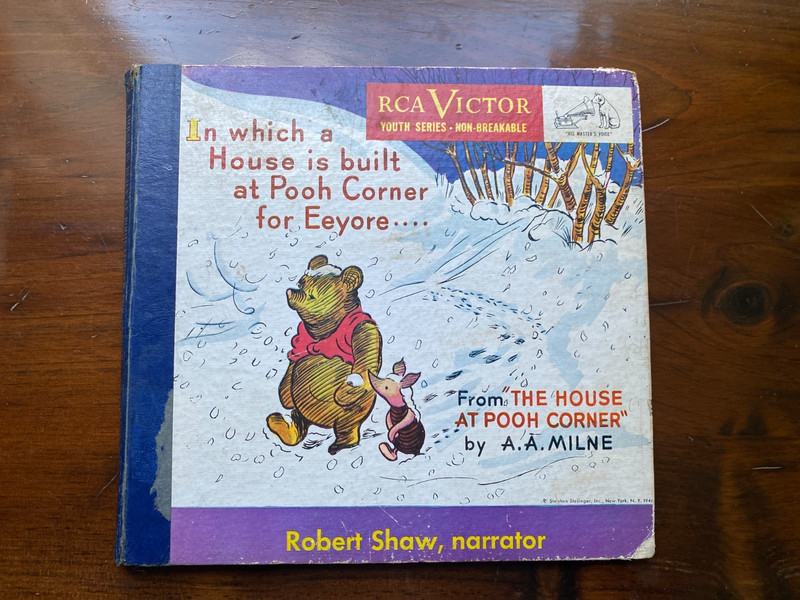 RCA Victor Disney Record In Which a House Is Built at Pooh Corner Robert Shaw