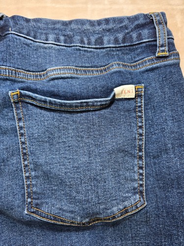 Jen7 by 7 All Mankind Ankle Straight Jeans Scalloped Hem Womens Size 14 - Picture 7 of 11