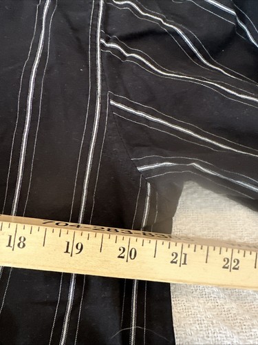 Eighty Eight Shirt Mens Small Gray Black Stripe Button Up Casual Long Sleeve - Picture 2 of 6
