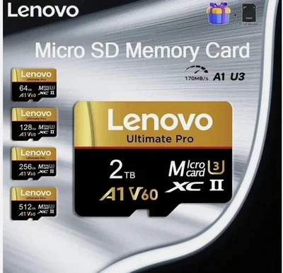 Micro SD Card 1TB 256GB 128GB High-Speed TF Memory Card for Phone Camera AU - image 1 of 4