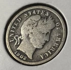 1902-P SILVER BARBER DIME, FINE+ CONDITION, NICE DETAILS, FREE SHIPPING