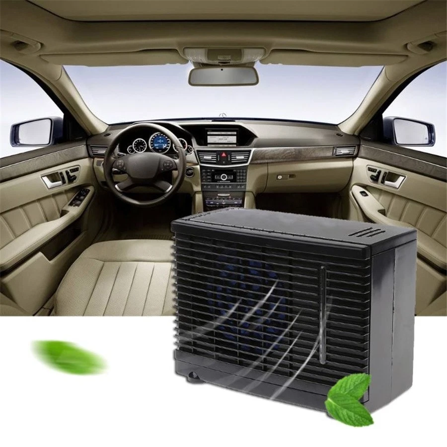 Portable 24V Car Air Conditioner 60W Black Mini Cooling Fan Water Air Cooler USA Foto 3 de 4