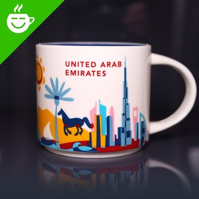 » STARBUCKS City Mug » UNITED ARAB EMIRATES « Tasse YOU ARE HERE YAH UAE Dubai