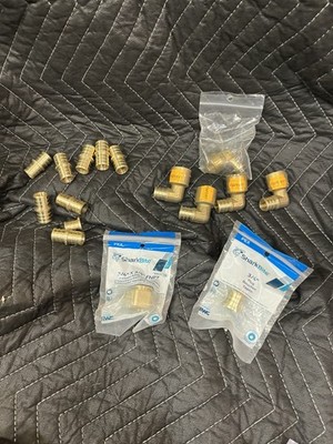Shark Bite 3/4  Pex Fittings Assortment 16pcs