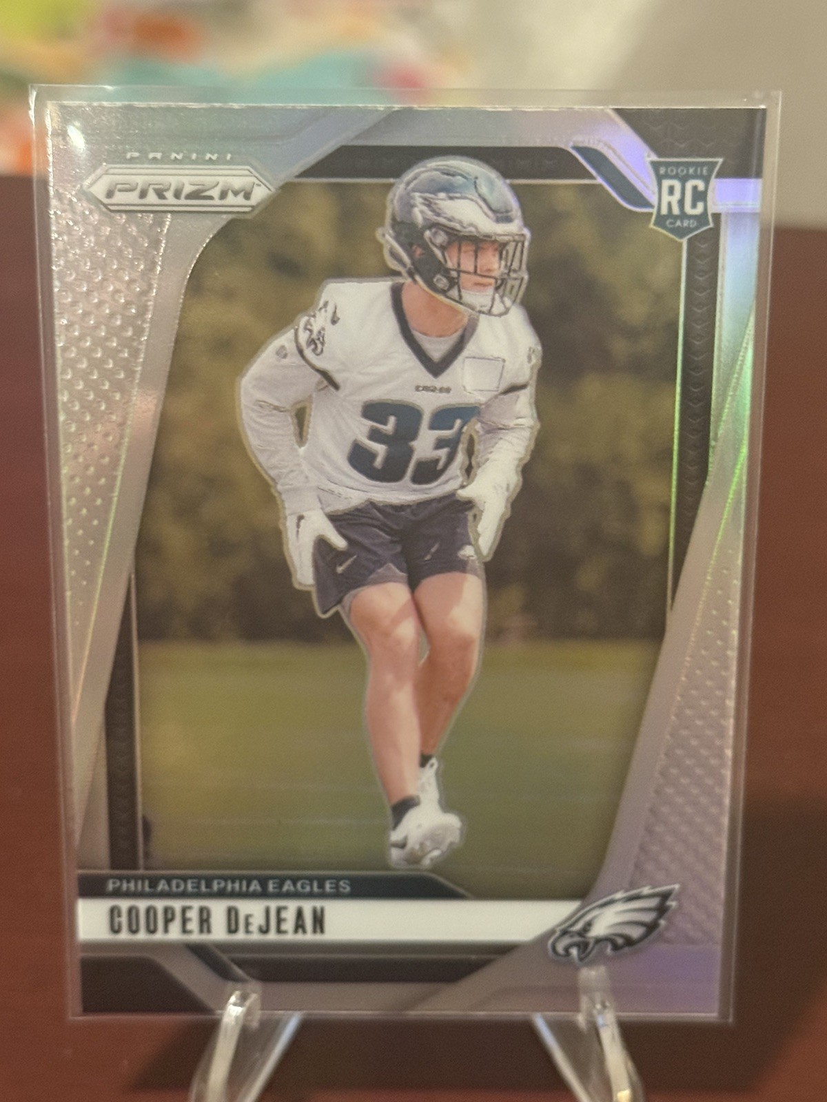 2024 Panini Prizm - Rookies Cooper DeJean #321 Silver Prizm (RC)