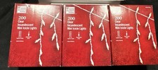 Home Accents Holiday 200 Clear Incandescent Mini Icicle Lights--Pack Of 3     