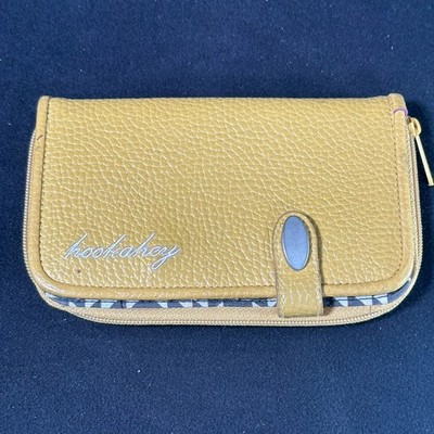 Gelbes Portmonee Geldbörse Kellnerbörse 90er Y2K Vintage Hookahey 17x11cm Damen