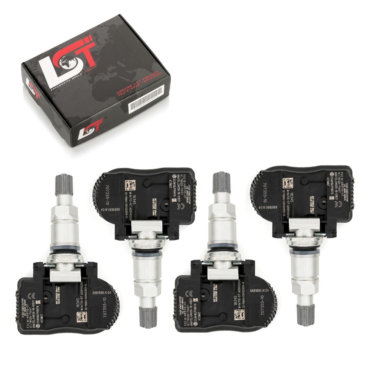 4x Rdci Tpms-Sensor Reifenluftdrucksensor 6881890 for bmw 1er F20 F21 Ab 03/14