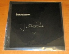 JULIAN LENNON BECAUSE - BLACK COLORED EP W/ SIGNED INSERT - NEW - BEATLES JULIAN LENNON BECAUSE - BLACK COLORED EP W/ SIGNED INSERT - NEW - BEATLES