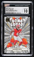 2023 Panini Donruss Bomb Squad Rashee Rice #BS-16 CGC 10 Gem Mint 5f2