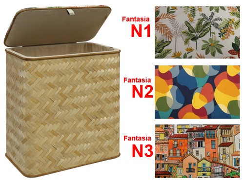 Cesto Portabiancheria P.Impicci Baby 67L Naturale - Arredo Bagno Luxury
