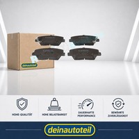 Bremsbelagsatz Scheibenbremse Vorne RAP Brakes R P1322 FüR Hyundai KIA
