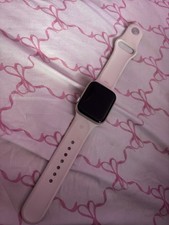 Apple Watch SE 2022 40mm Pink Aluminum Case Pink Silicone Band 32GB Unlocked
